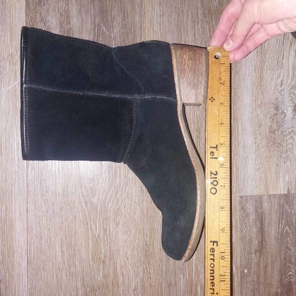 Ugg Australia Black Heeled Boots - Picture 6 of 6